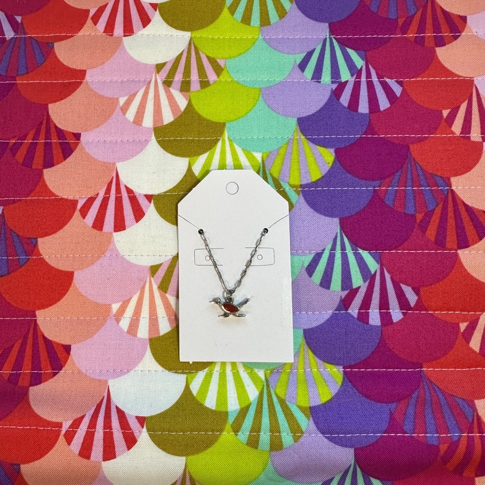 Red roadrunner Necklace